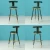 Import Modern Stainless Steel Dining bar chair  Restaurant Bistro Chair gold color Bar Stool Chair Luxury from China