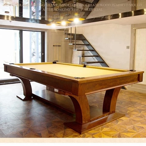 Modern style deluxe slate pool and billiard table