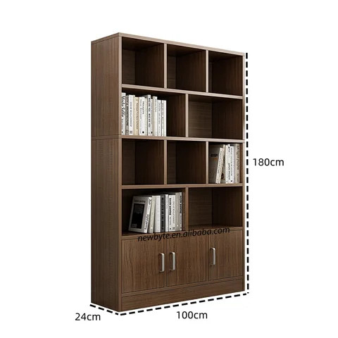 Buy Modular Office Library Diy Flat Pack Kd Bookstore Storage Display ...