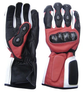 Motorbike Racing Leather Gloves