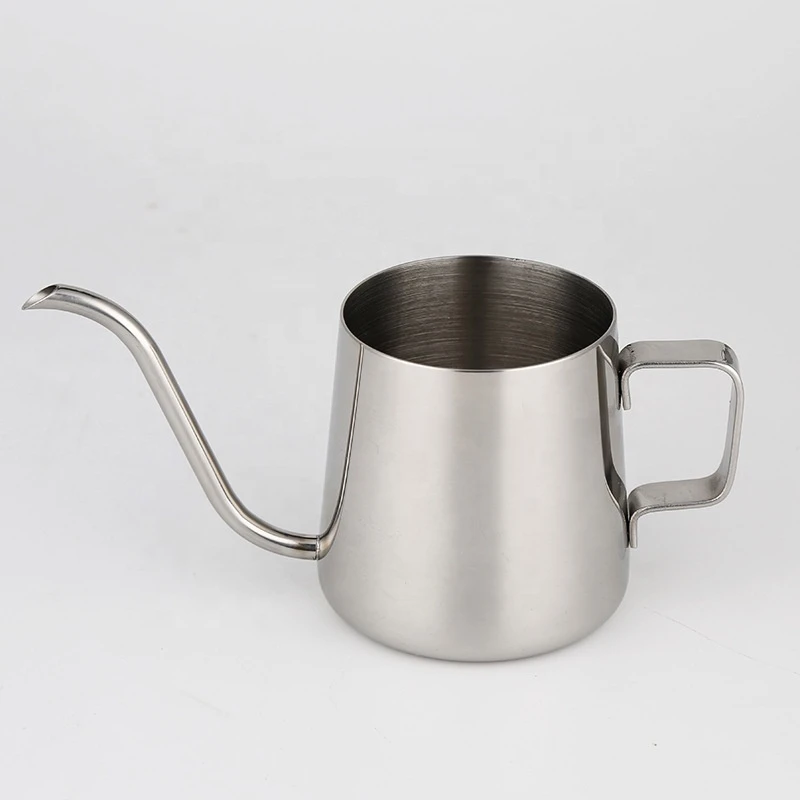 Multi-specification handmade long-mouth coffee pot stainless steel hanging ear coffee pot mini coffee pot