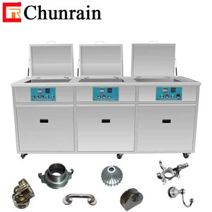 Multi-Tank Ultrasonic Cleaner For aluminum parts Stainless steel parts with cleaning filtering rinsing drying CR-3144GH
