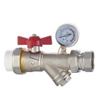 multifunction instrument Manual1inch Female thread double true union ppr brass Multi-function water filter mixer ball valve