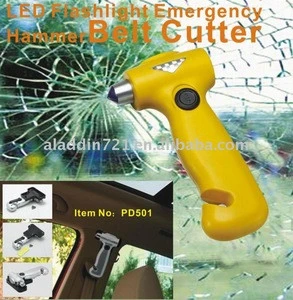 Multifunctional Emergency Life Safety car escape hammer : PD501