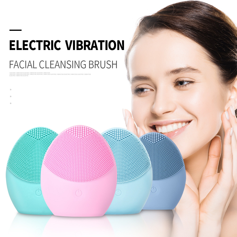 Buy Multiple Electric Beauty Care Facial Silicone Cleaning Instrument ...