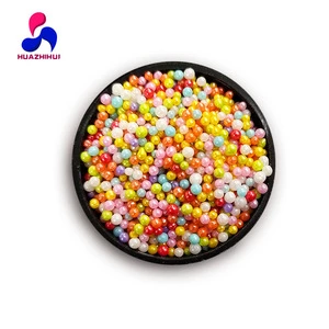 Multiple sizes colorful sugar pearls for cake decoration