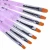 Import NA024 7pcs/lot Acrylic Nail Brush UV Gel 3D Nail Art Brush Pens Nail Polish Painting Drawing Brushes Manicure Tools Set Kit from China