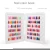 Import nail salon polish showcase display color chart book nail color chart display from China