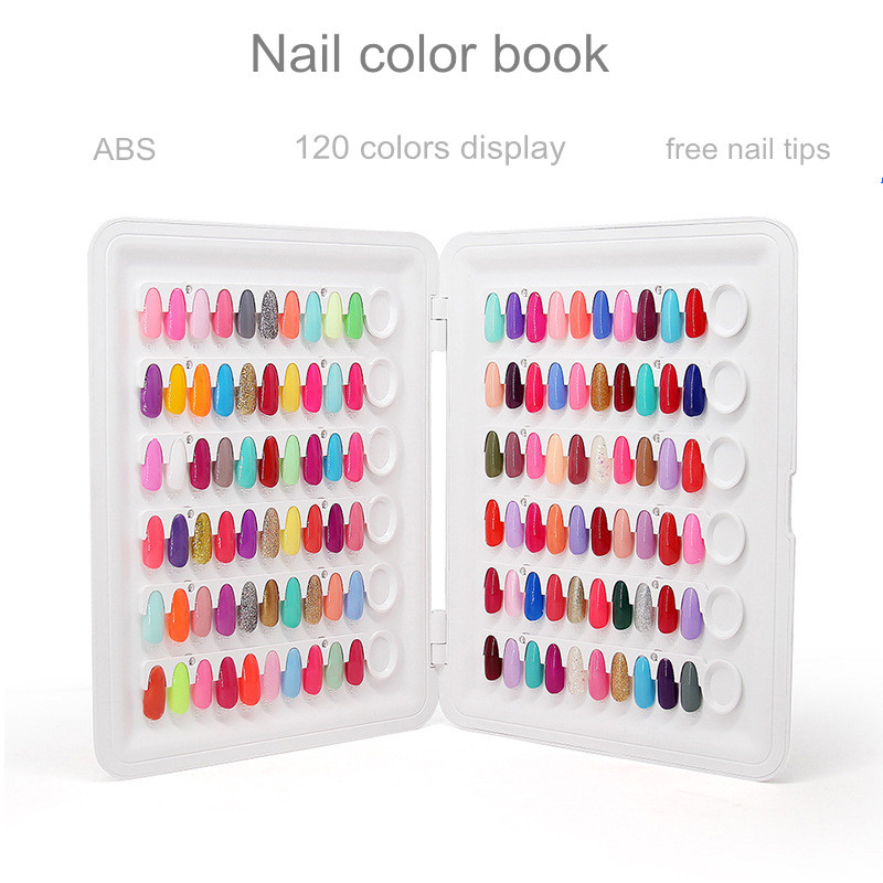 Buy Nail Salon Polish Showcase Display Color Chart Book Nail Color ...