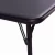 Import Durable Quality Narrow Rectangle Black Folding Dining Table from China