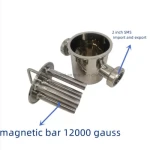 Neodymium Magnet Magnetic Liquid Trap with Quick Release Clamp, Thread Connection