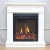 Import New 30 inch decorative amazing artificial crackling sound wall inserted recessed artificial simulated electric fireplace from China