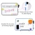 Import New A4 size Double Sided Dry Erasel Magnetic Ease Whiteboard Kids Drawing Board For Children from China