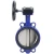 Import New Arrival DN40-DN800 Cast Iron Soft Seal Turbine Wafer Butterfly Valve from China