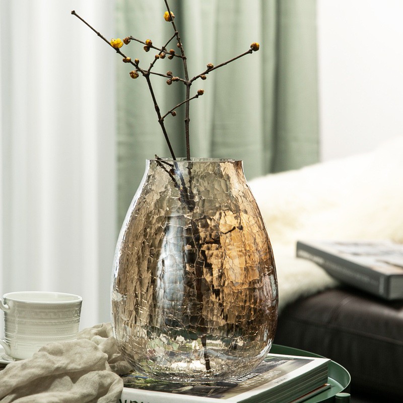 New Arrival handmade Home Decor Hot Products Custom Crystal Vase Glass flower Vase For Home Decor