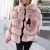 Import New Arrival Winter Warm Fluffy Thick Fake Fox Fur Short Coat Women Europe Faux Fur Style Coats from China