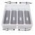 Import NEW BPA FREE Amazon Multi-Purpose Storage Expandable Cutlery Drawer Trays for Silverware,Kitchen, Office from China