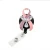 Import New breast cancer Awareness ribbon retractable nurse id badge holder reel from China