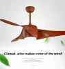 New creative modern simple electric motor ceiling fan air cooling fan with light