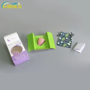 New design female menstrual cup for wholesales