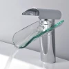 New Design Lavatory Modern Bathroom Polished Waterfall Basin Faucet