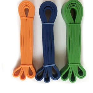 New design  natural latex resistance bands double color power rubber pull up bands gym workout