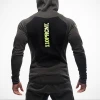New design style comfortable and quickly dry outdoor Gym coat sportswear mens hoodie with hat