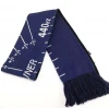 New Developed Product Double Sides Jacquard Team Soccer Fan Sport Scarf Football