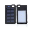 New Hot selling portable solar charger power bank 8000 mah with big LED light for outdoor(8BK-759)
