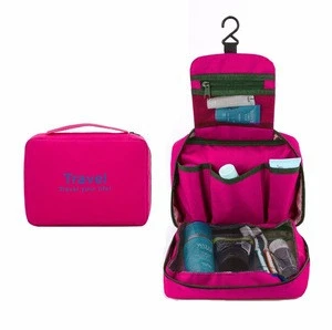 NEW Portable Hanging Folding Travel Organizer Toiletry Bag Cosmetic Carry Case with Hook