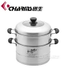 New Products 26-28cm Stainless Steel Capsule Bottom magnetic stainless steel double boilers For Gifts Promotion