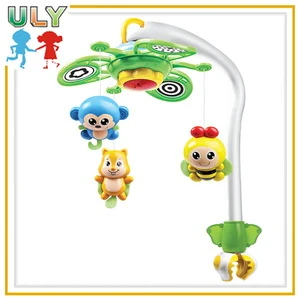 NEW-selling BO handing bell,musical mobile toy for baby,music box bed bell