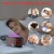 Import New type multifunctional large LED display alarm clock bed shaker usb charger desktop alarm clock from China