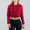 Newest Womens Hoodies Crop Top Gym Sweatshirts Sports Wear custom athletic Hoodies Women Sportswear