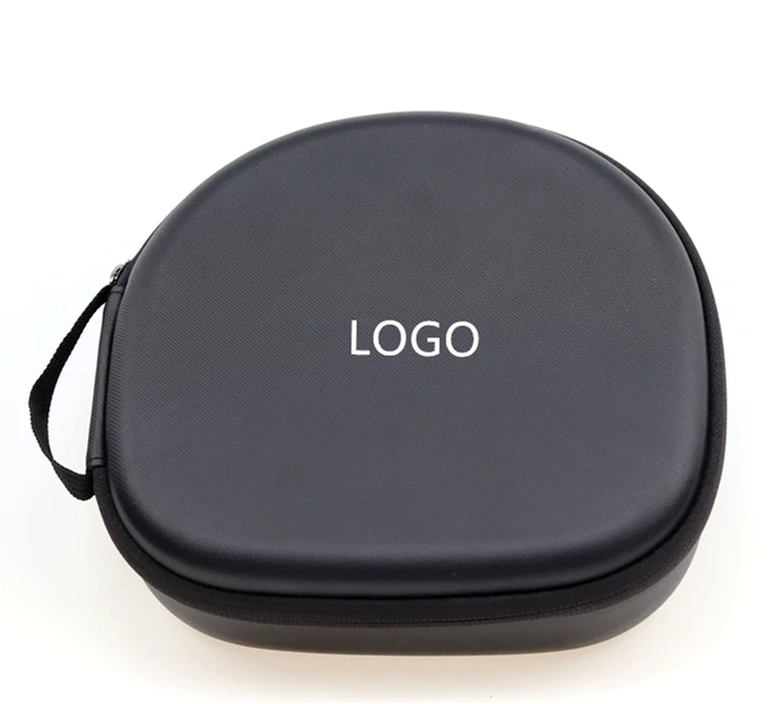 Newest Zipper Round Portable Hard Waterproof Custom Eva Travel Carry Smell Proof Headphone Case Other Special Purpose Bags