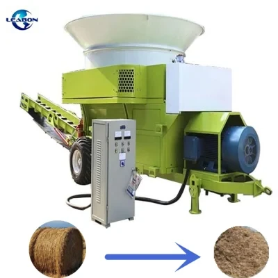 Newzeland Popular Farm Use Straw Shredder Crusher Wheat Rice Straw Hay Bale Grinding Machine
