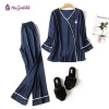 nightgown silk spring satin pyjamas sleepwear women