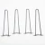 Import Normal Style Furniture Parts Hot Selling Cheap  4-28" 2 and 3 Rod Table Hairpin Legs from China