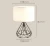Import North American Hot Sale E27 Table Light Simple Fabric Lamp Cover Shade Metal Lantern Table Lamps from China