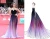Import NW1201 Graduated Colors Women Dress Chiffon Prom Gown special occasions prom dresses from China
