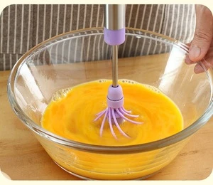 Nylon and stainless steel Food Grade  Silicone Egg Wisk Whisk
