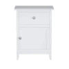 OEM factory direct sale  Traditional style white nightstand