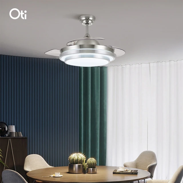 OEM false remote control ceiling fan with light  led lamp
