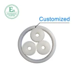OEM high precision tooth spur pinion gear wheel various injection moulded plastic compound gear