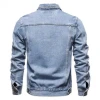 OEM Mens Denim Jean Jacket Casual Outwear Fall Jacket Denim Button Up Coat Oversize Denim Jacket For Men