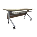 Office Furniture And School Desk Folding Foldable Training Room Table With Wheels