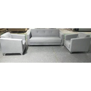 Office Sofa Modern Office Reception Sofa With Stainless Steel Frame