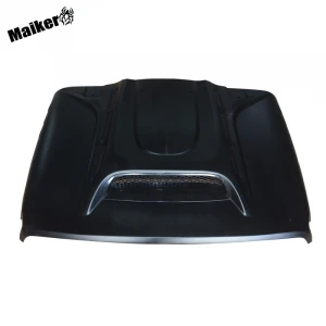 Offroad Steel Engine Hood for Jeep Wrangler JL+ Auto Parts Black Engine Cover