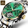 OLEVS Top Luxury Brand 6607 Men Business WristWatch  Waterproof Auto  Mechanical  Watch Minimalist Classic Relogio Masculino