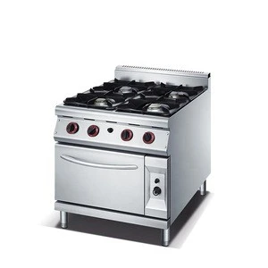 one piece cooking range 4 burner gas range with gas oven 6 burner gas range for hotel use